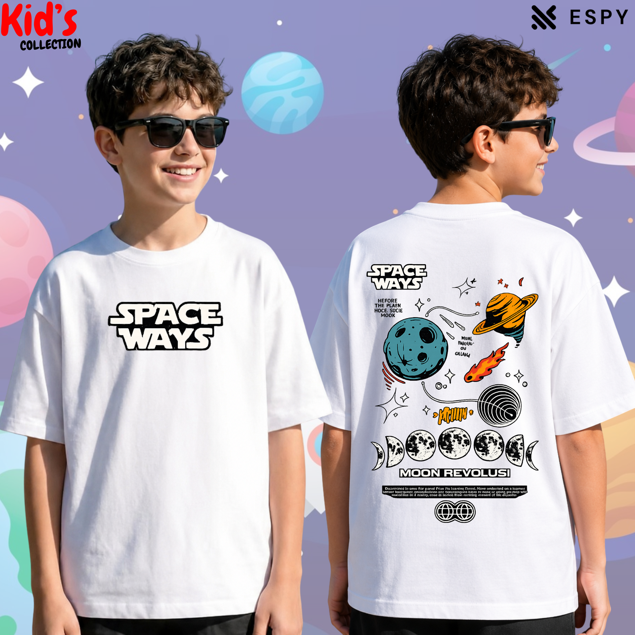 Kids Streetwear Oversized Tee