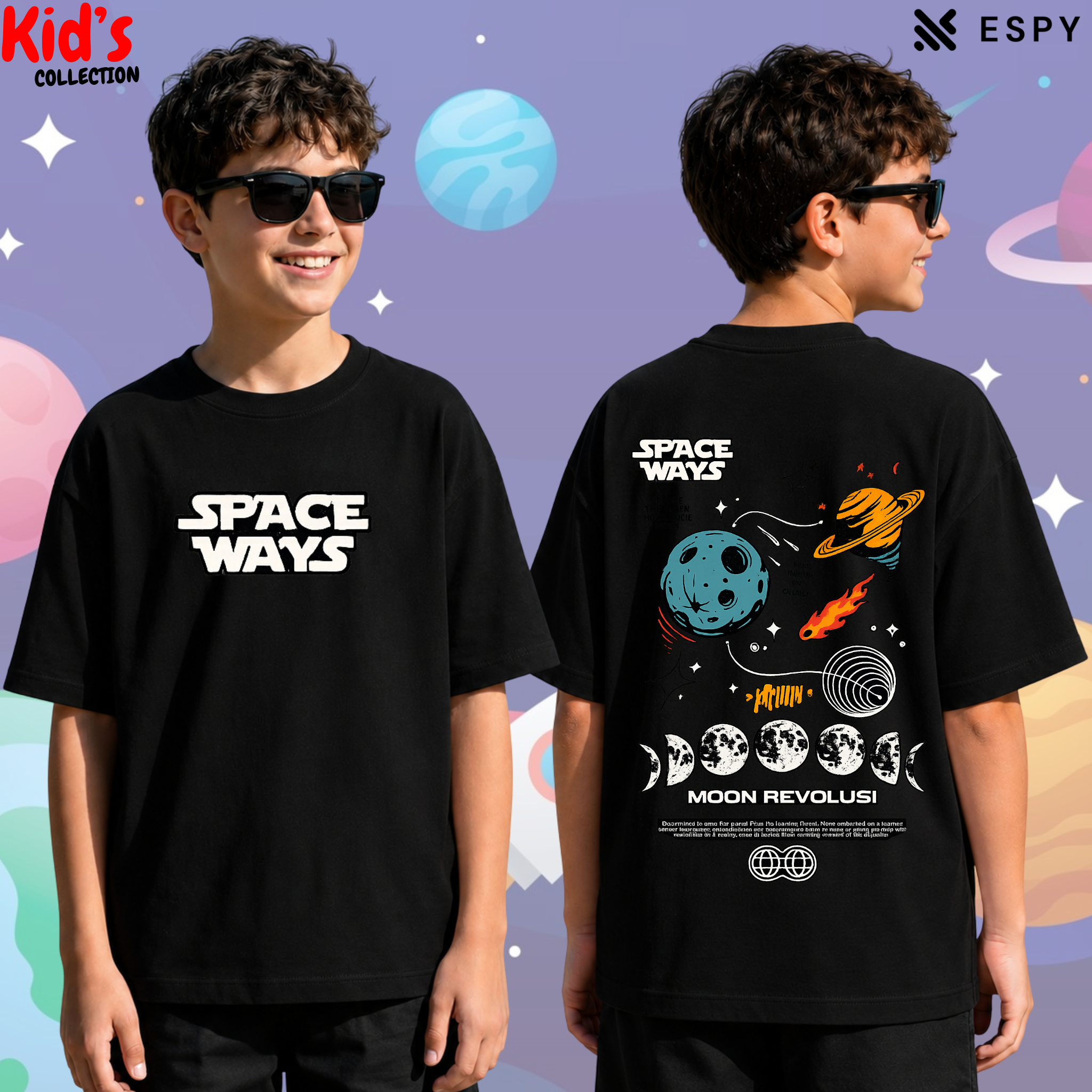 Kids Streetwear Oversized Tee