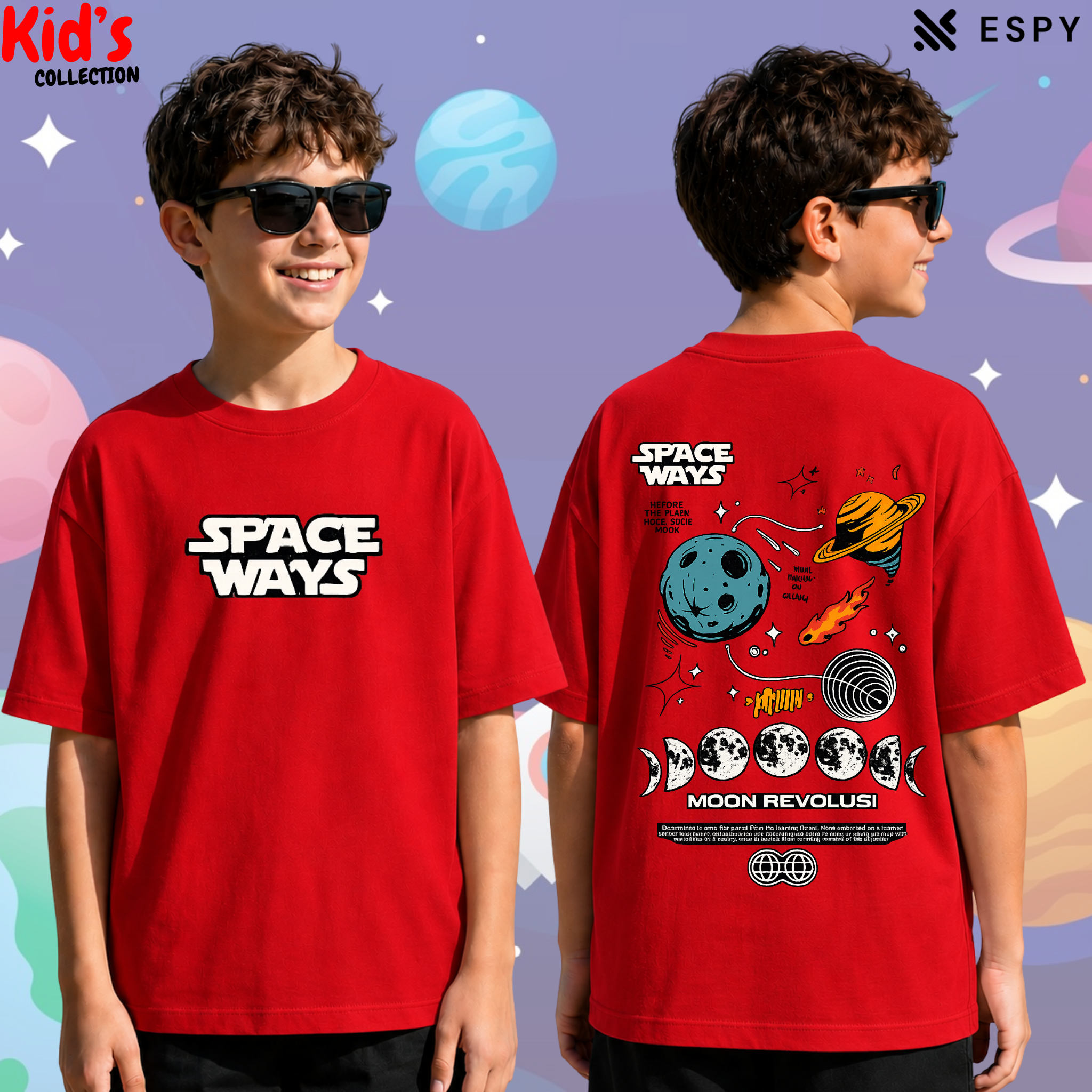 Kids Streetwear Oversized Tee
