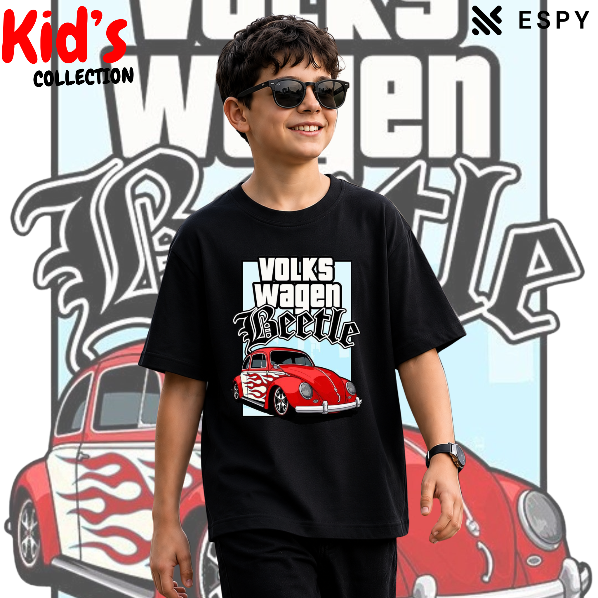 Kids Streetwear Oversized Tee