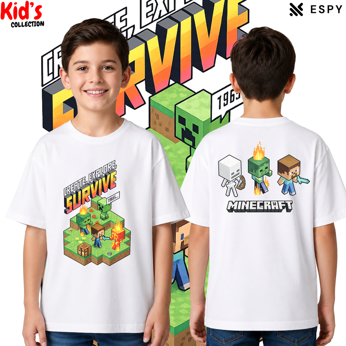 Kids Streetwear Oversized Tee