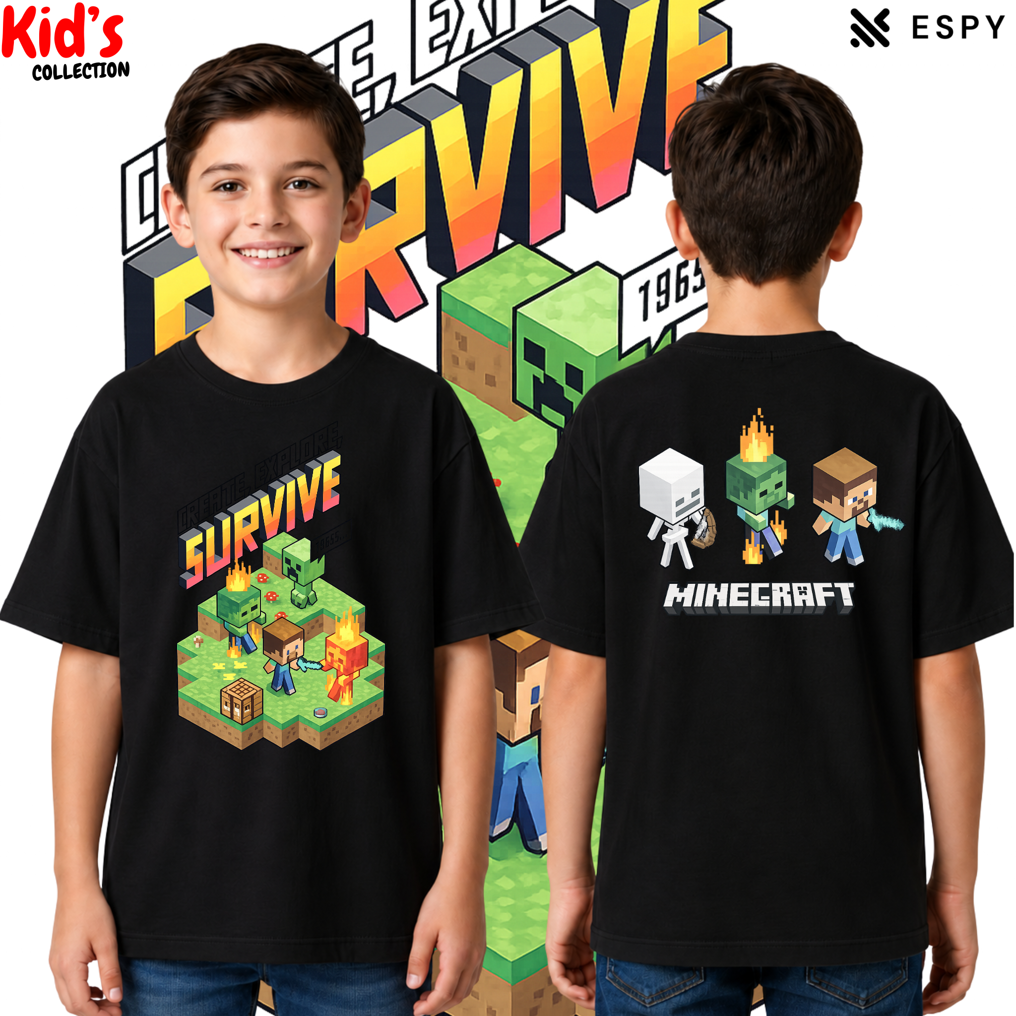 Kids Streetwear Oversized Tee