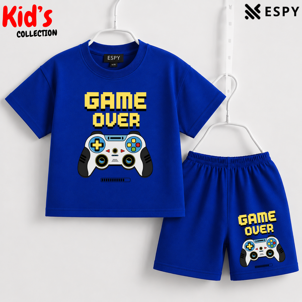 Premium Cotton Kids Co-Ord Set | Drop Shoulder T-Shirt & Shorts