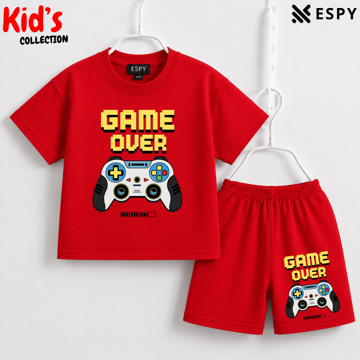Premium Cotton Kids Co-Ord Set | Drop Shoulder T-Shirt & Shorts