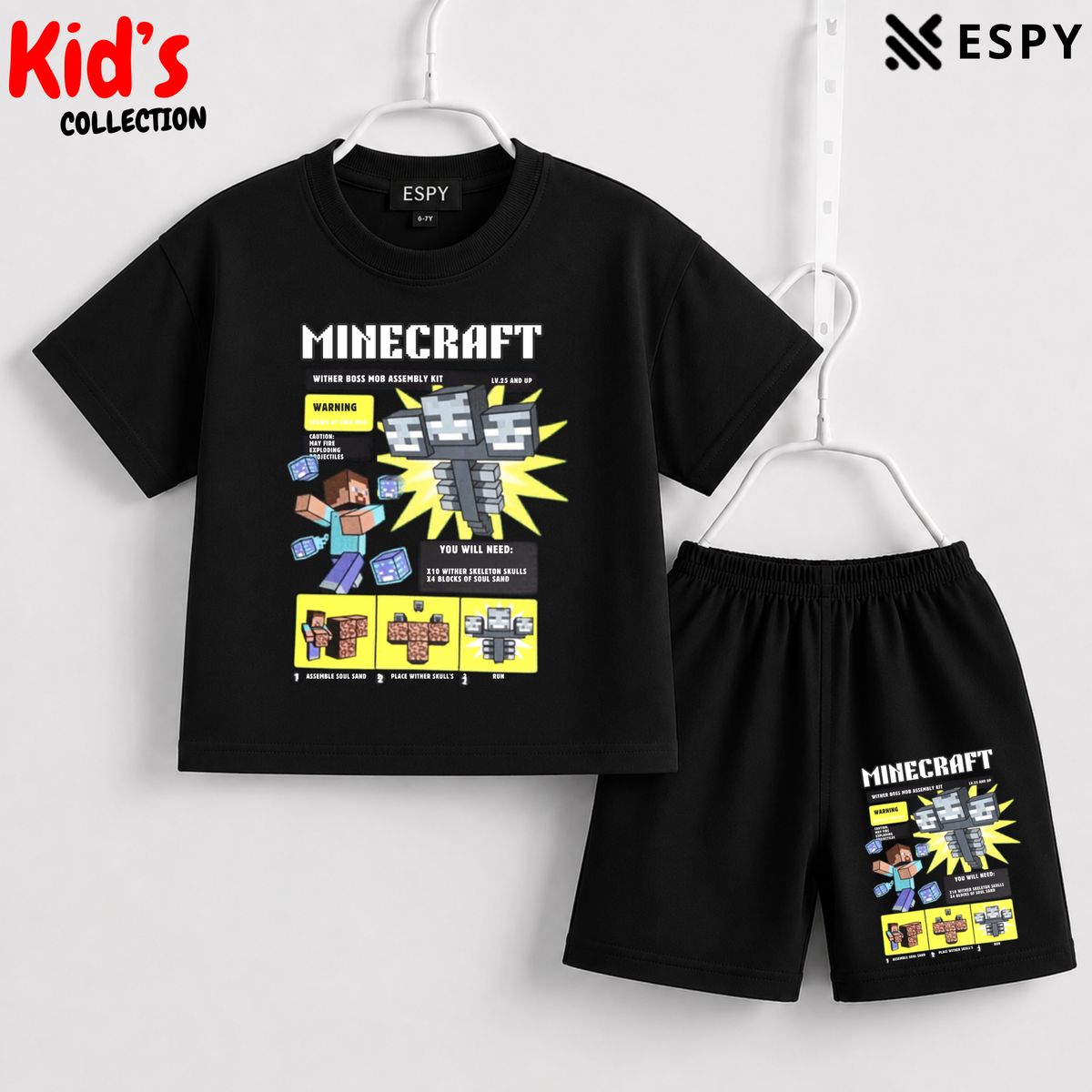 Premium Cotton Kids Co-Ord Set | Drop Shoulder T-Shirt & Shorts