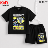 Premium Cotton Kids Co-Ord Set | Drop Shoulder T-Shirt & Shorts