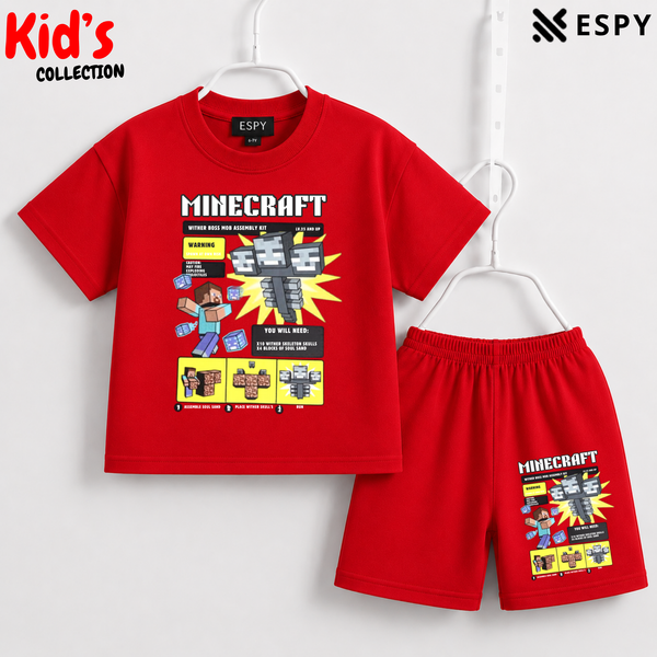 Premium Cotton Kids Co-Ord Set | Drop Shoulder T-Shirt & Shorts