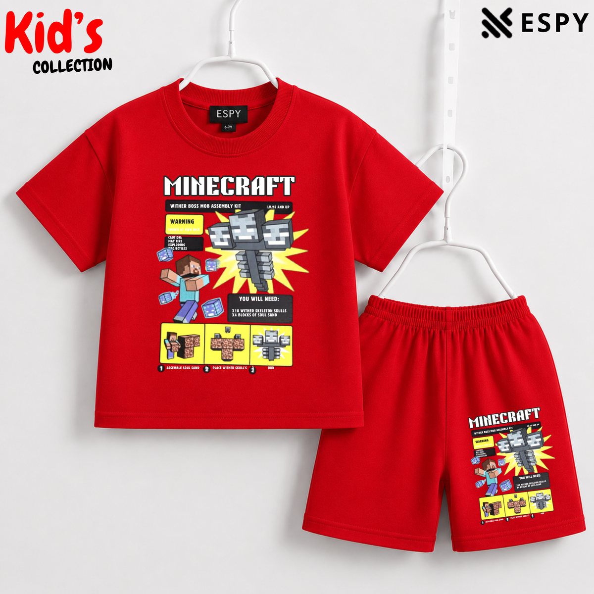 Premium Cotton Kids Co-Ord Set | Drop Shoulder T-Shirt & Shorts