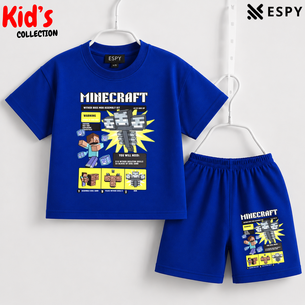 Premium Cotton Kids Co-Ord Set | Drop Shoulder T-Shirt & Shorts