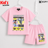 Premium Cotton Kids Co-Ord Set | Drop Shoulder T-Shirt & Shorts