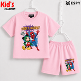 Premium Cotton Kids Co-Ord Set | Drop Shoulder T-Shirt & Shorts