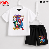 Premium Cotton Kids Co-Ord Set | Drop Shoulder T-Shirt & Shorts