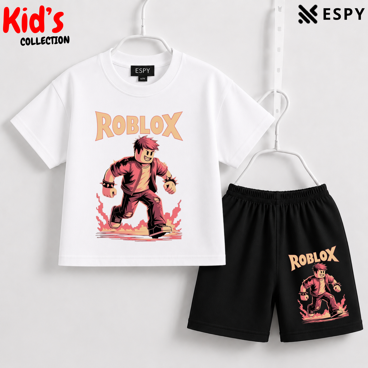 Premium Cotton Kids Co-Ord Set | Drop Shoulder T-Shirt & Shorts