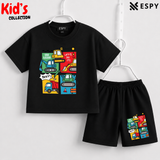 Premium Cotton Kids Co-Ord Set | Drop Shoulder T-Shirt & Shorts
