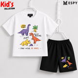 Premium Cotton Kids Co-Ord Set | Drop Shoulder T-Shirt & Shorts