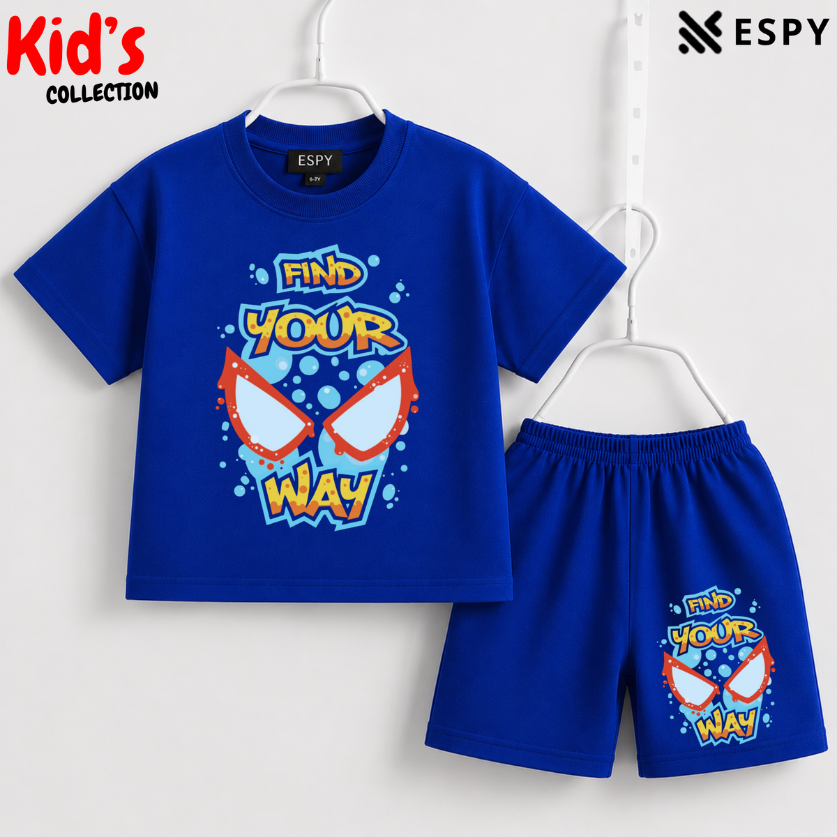 Premium Cotton Kids Co-Ord Set | Drop Shoulder T-Shirt & Shorts