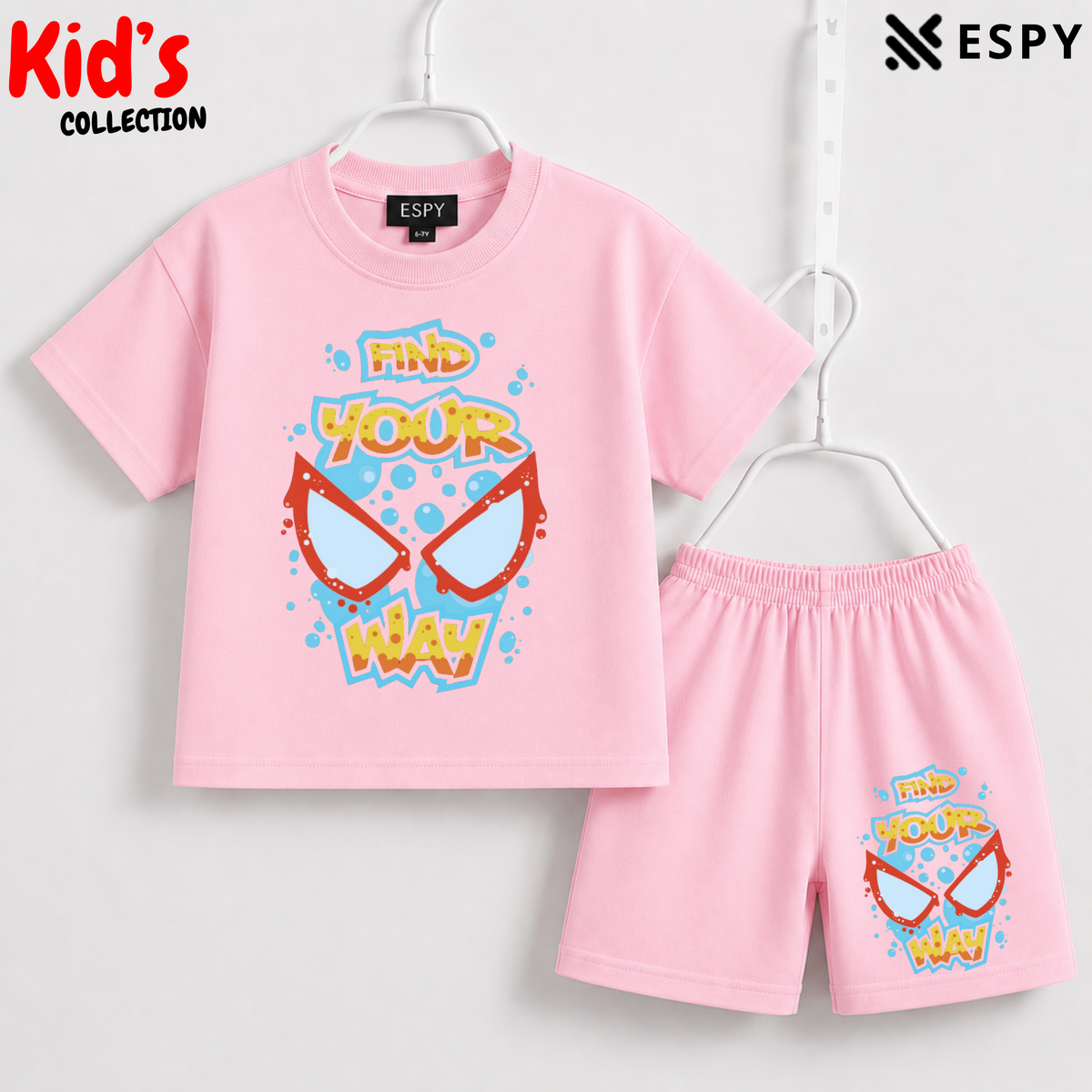 Premium Cotton Kids Co-Ord Set | Drop Shoulder T-Shirt & Shorts