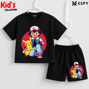 Premium Cotton Kids Co-Ord Set | Drop Shoulder T-Shirt & Shorts