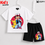Premium Cotton Kids Co-Ord Set | Drop Shoulder T-Shirt & Shorts