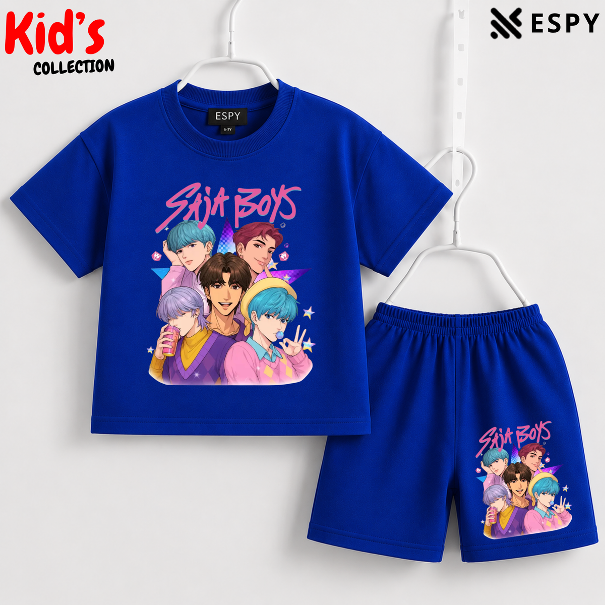 Premium Cotton Kids Co-Ord Set | Drop Shoulder T-Shirt & Shorts