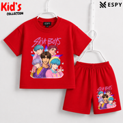 Premium Cotton Kids Co-Ord Set | Drop Shoulder T-Shirt & Shorts