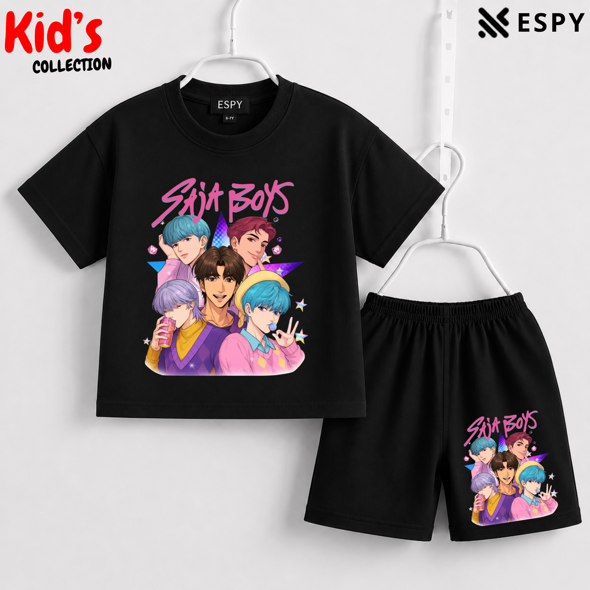 Premium Cotton Kids Co-Ord Set | Drop Shoulder T-Shirt & Shorts