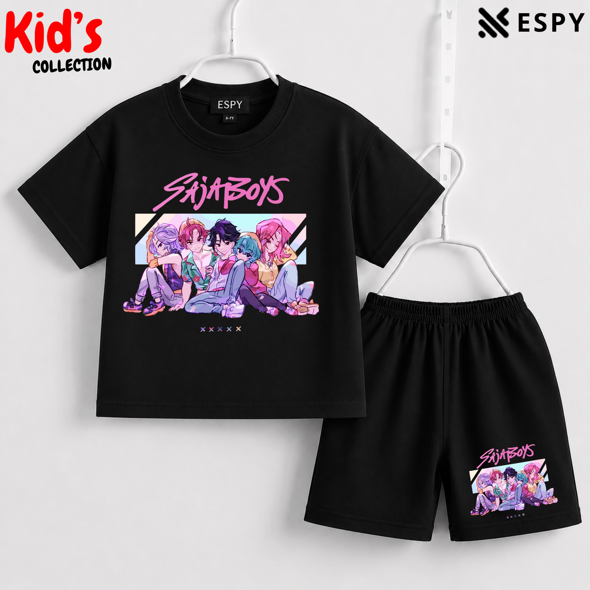Premium Cotton Kids Co-Ord Set | Drop Shoulder T-Shirt & Shorts