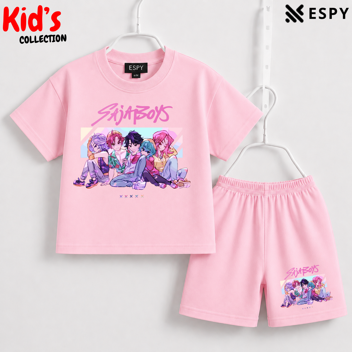Premium Cotton Kids Co-Ord Set | Drop Shoulder T-Shirt & Shorts