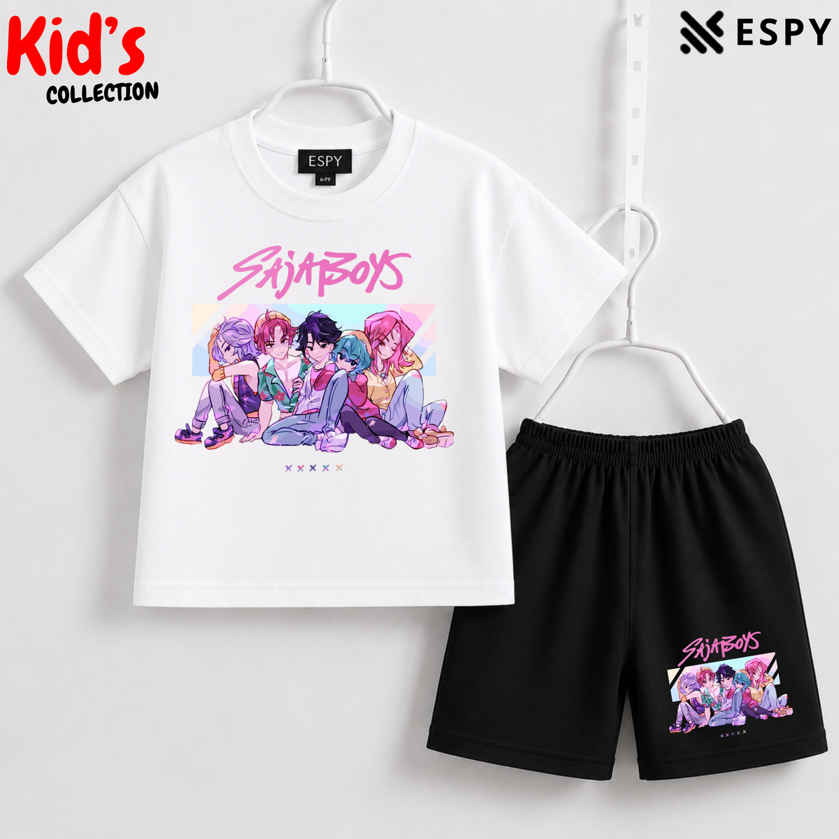 Premium Cotton Kids Co-Ord Set | Drop Shoulder T-Shirt & Shorts