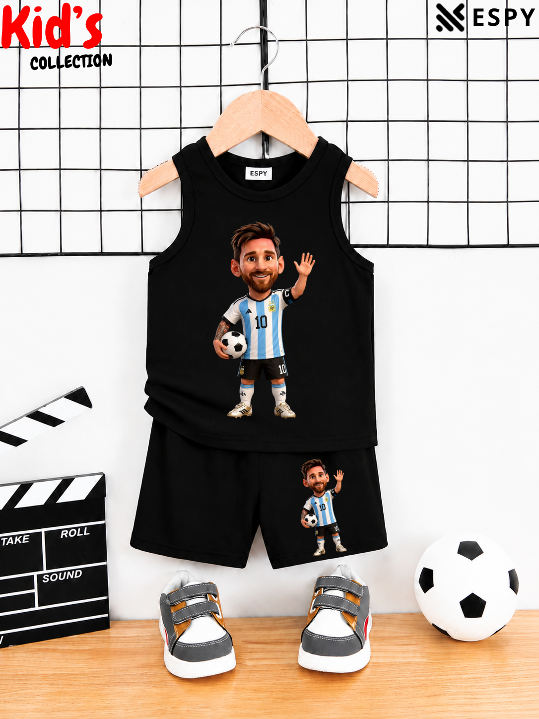 Kids Cotton Tank Top and Shorts Set for Boys & Girls