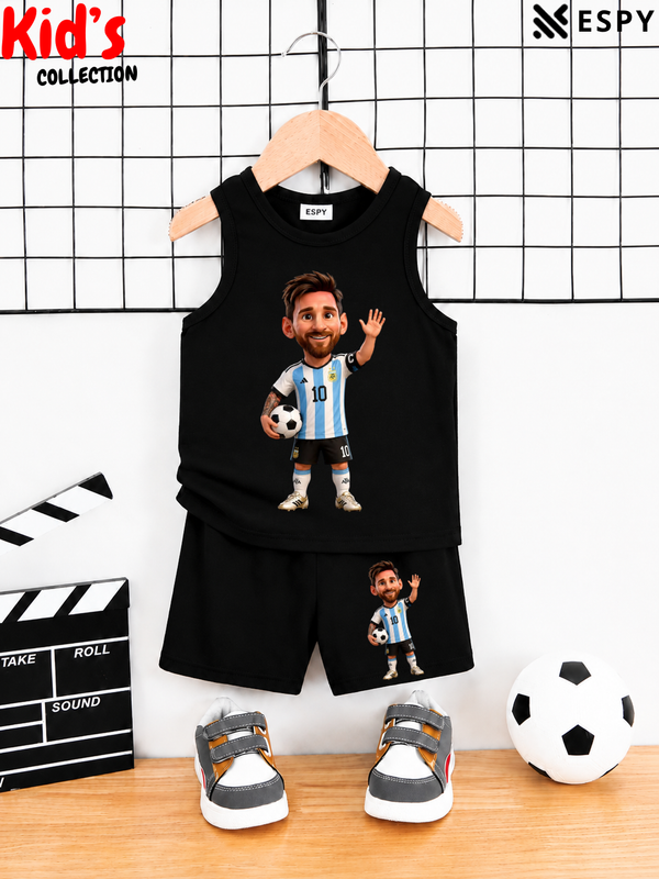 Kids Cotton Tank Top and Shorts Set for Boys & Girls