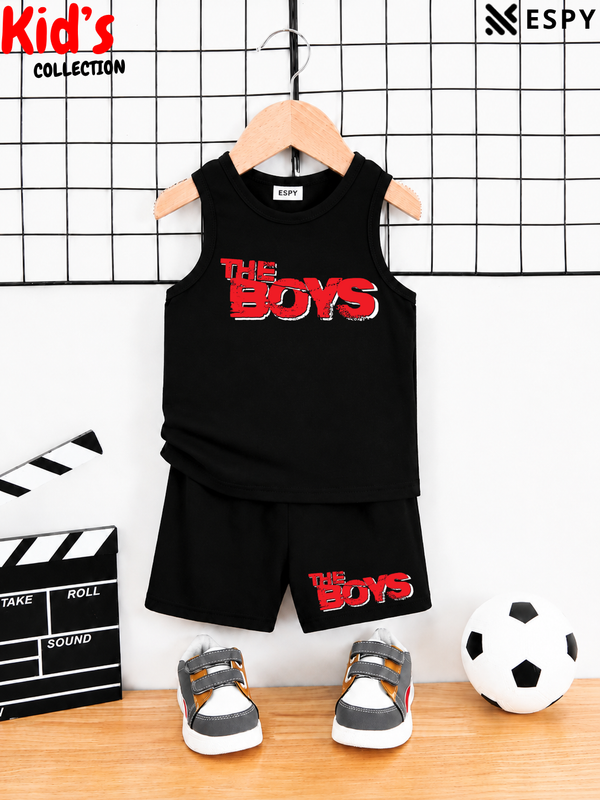 Kids Cotton Tank Top and Shorts Set for Boys & Girls