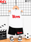 Kids Cotton Tank Top and Shorts Set for Boys & Girls