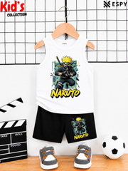 Kids Cotton Tank Top and Shorts Set for Boys & Girls