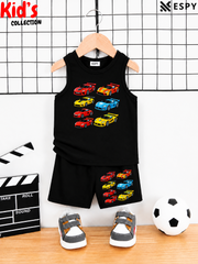 Kids Cotton Tank Top and Shorts Set for Boys & Girls
