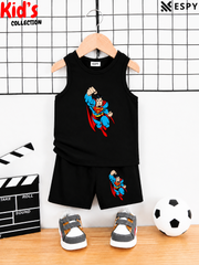 Kids Cotton Tank Top and Shorts Set for Boys & Girls