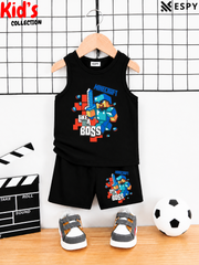 Kids Cotton Tank Top and Shorts Set for Boys & Girls