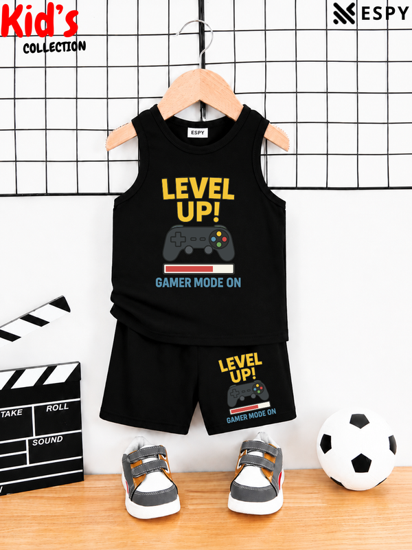 Kids Cotton Tank Top and Shorts Set for Boys & Girls