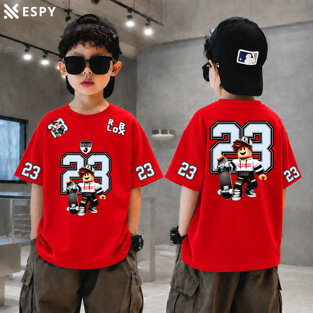 Trendy Kids Drop Shoulder T-Shirt – Premium Quality