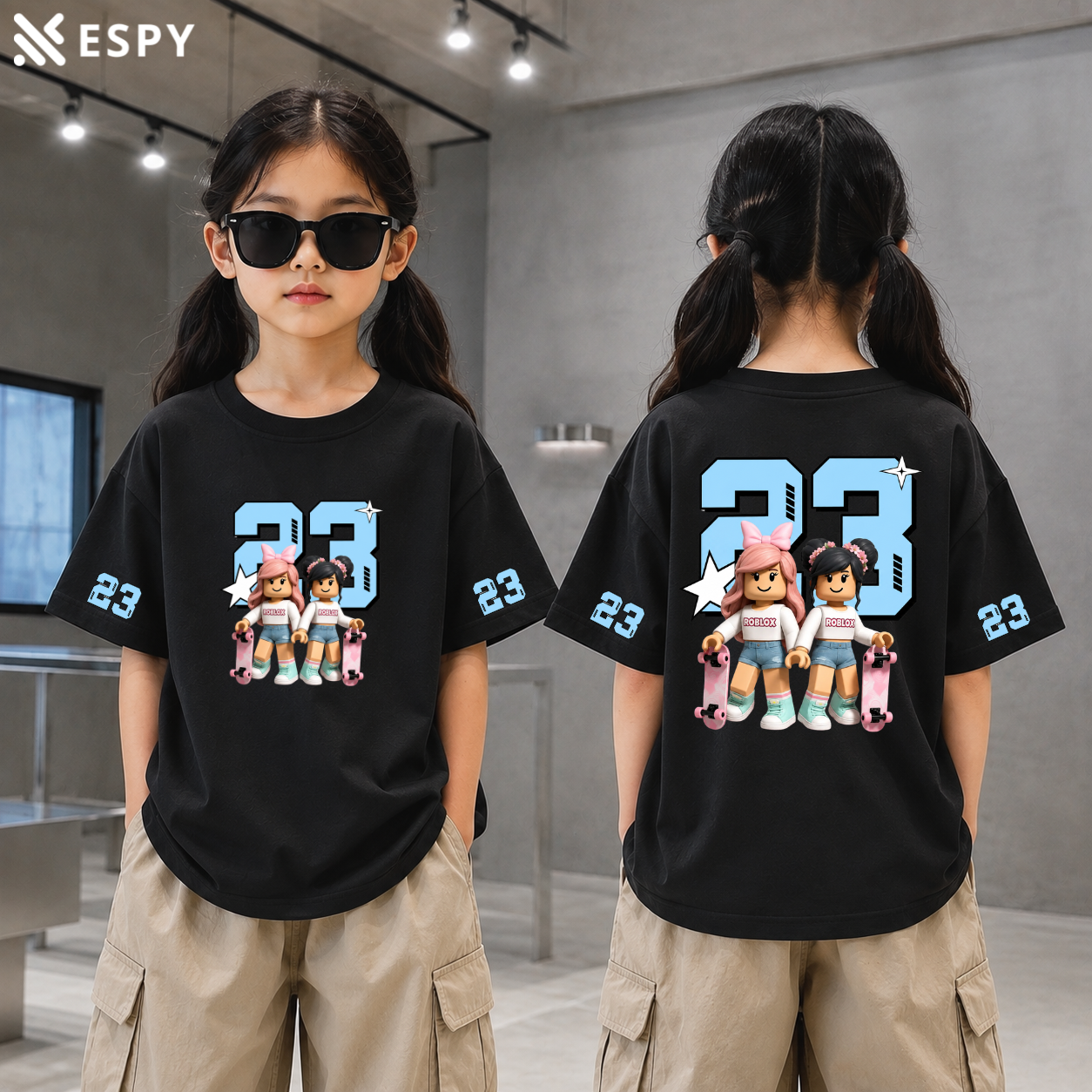 Trendy Kids Drop Shoulder T-Shirt – Premium Quality