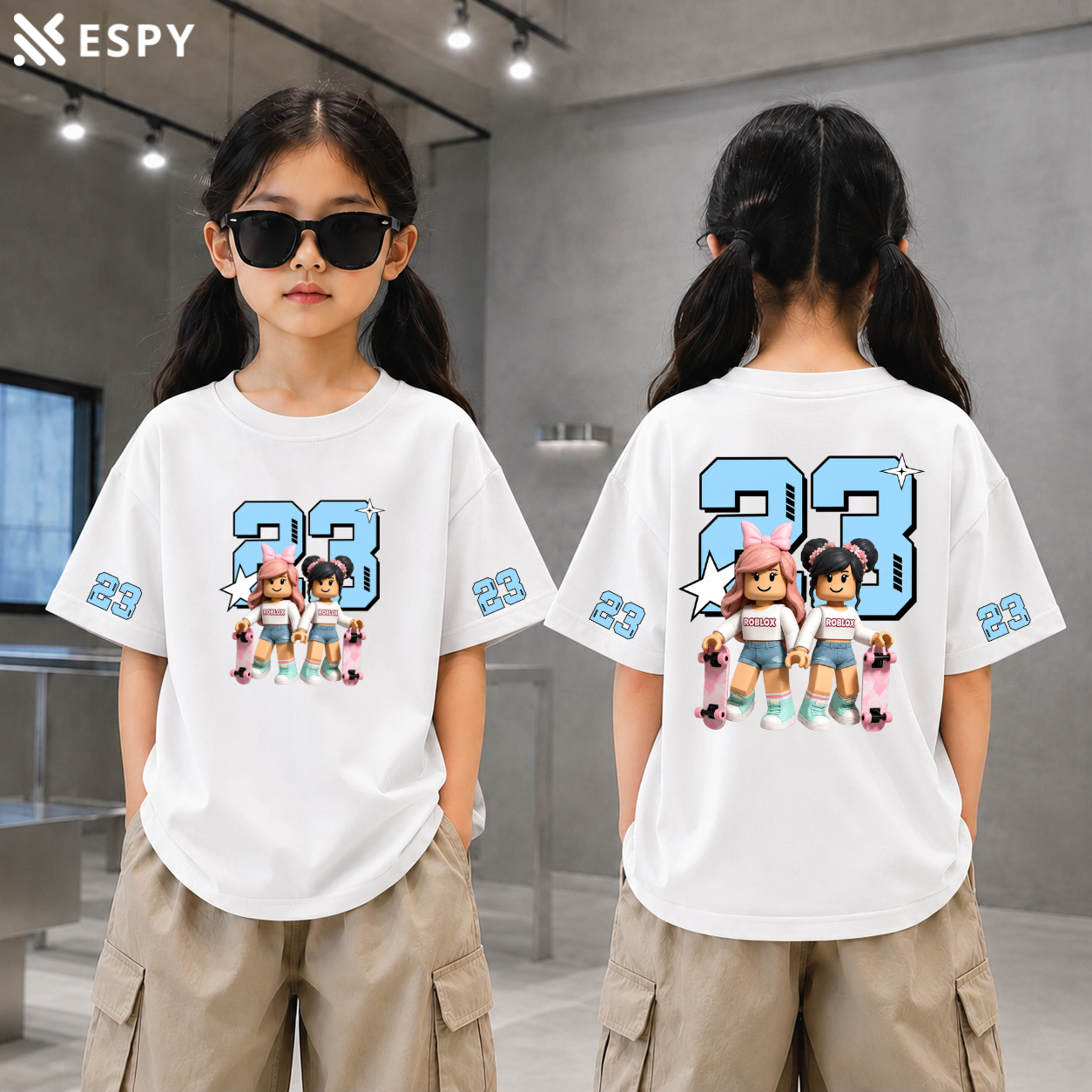 Trendy Kids Drop Shoulder T-Shirt – Premium Quality