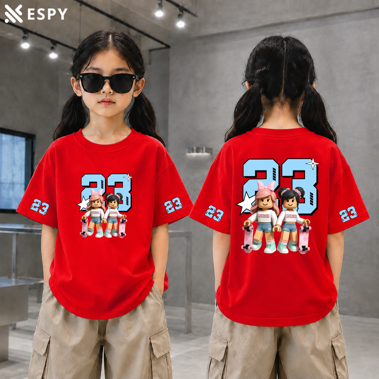 Trendy Kids Drop Shoulder T-Shirt – Premium Quality