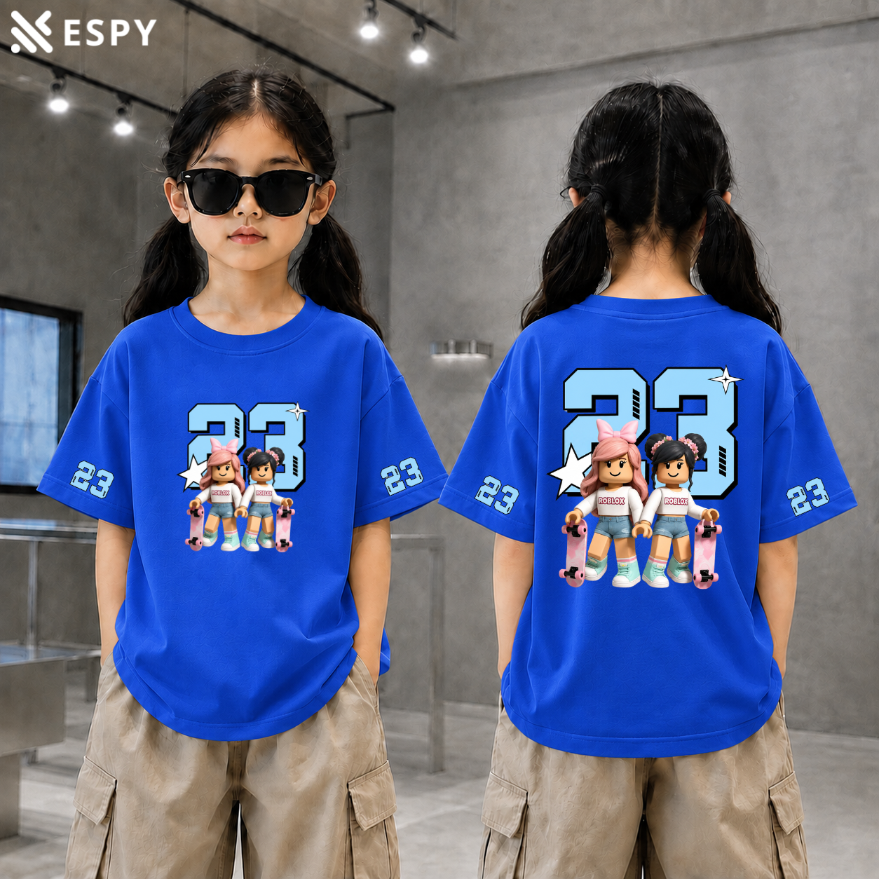 Trendy Kids Drop Shoulder T-Shirt – Premium Quality