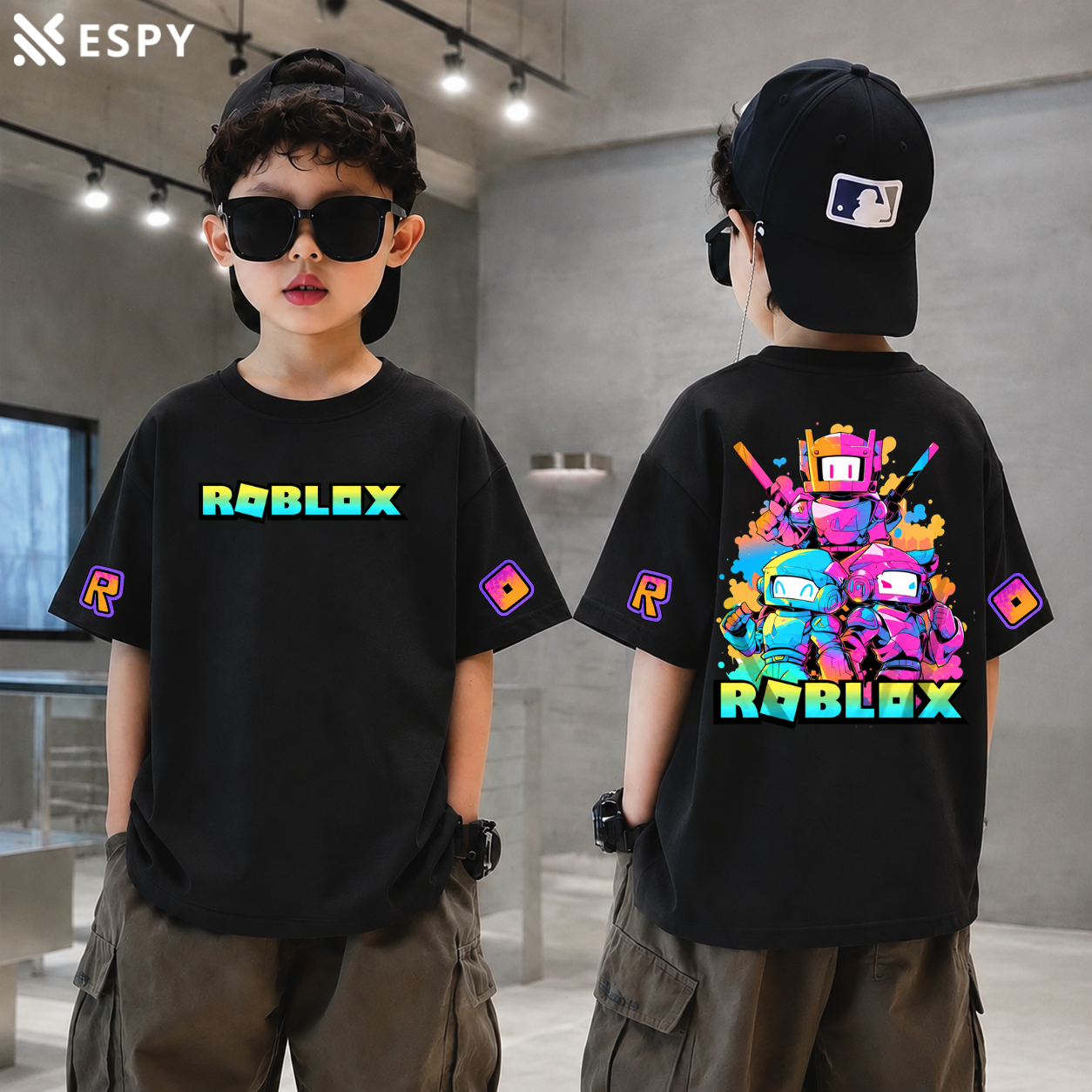 Trendy Kids Drop Shoulder T-Shirt – Premium Quality