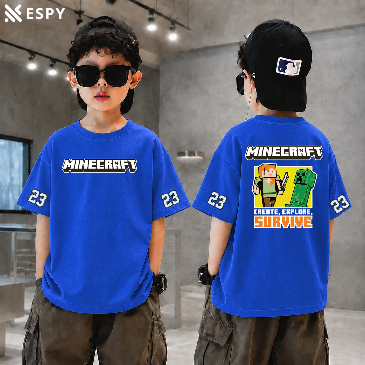 Trendy Kids Drop Shoulder T-Shirt – Premium Quality