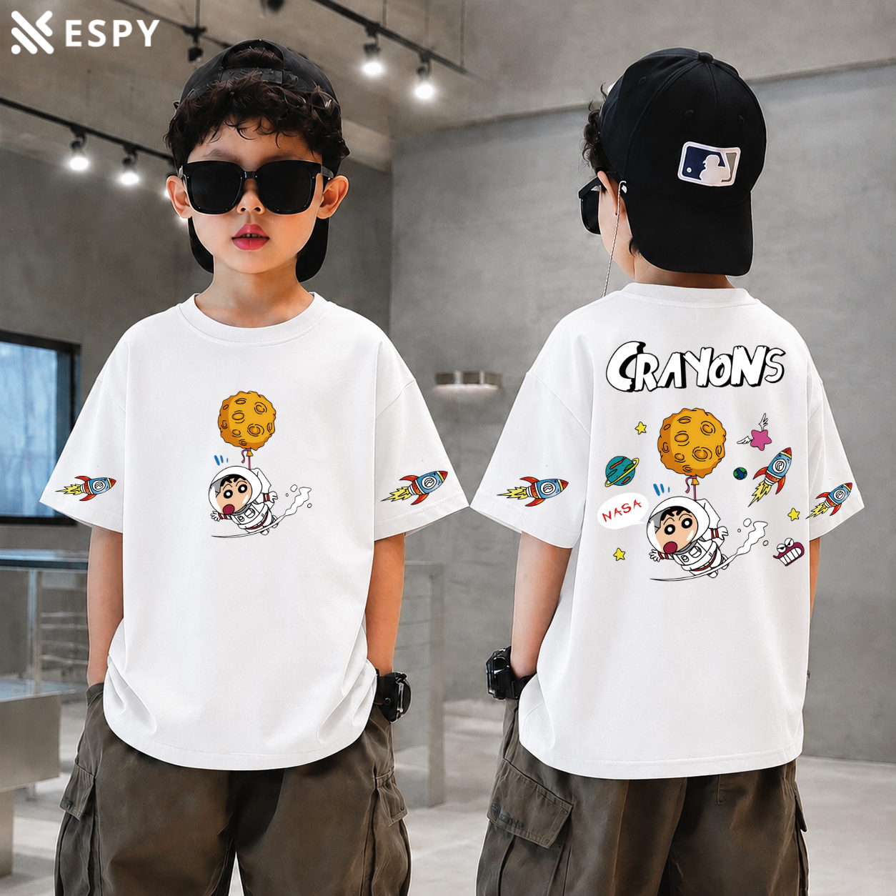 Trendy Kids Drop Shoulder T-Shirt – Premium Quality