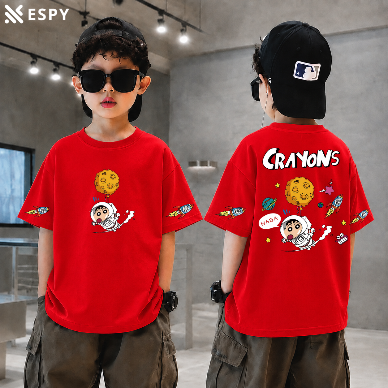 Trendy Kids Drop Shoulder T-Shirt – Premium Quality