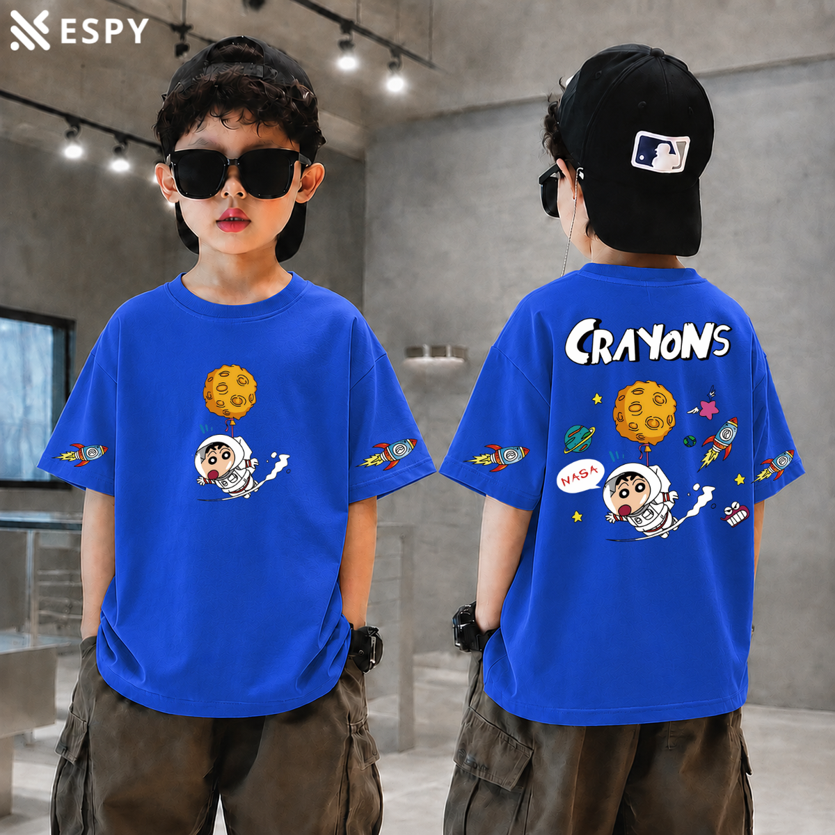 Trendy Kids Drop Shoulder T-Shirt – Premium Quality