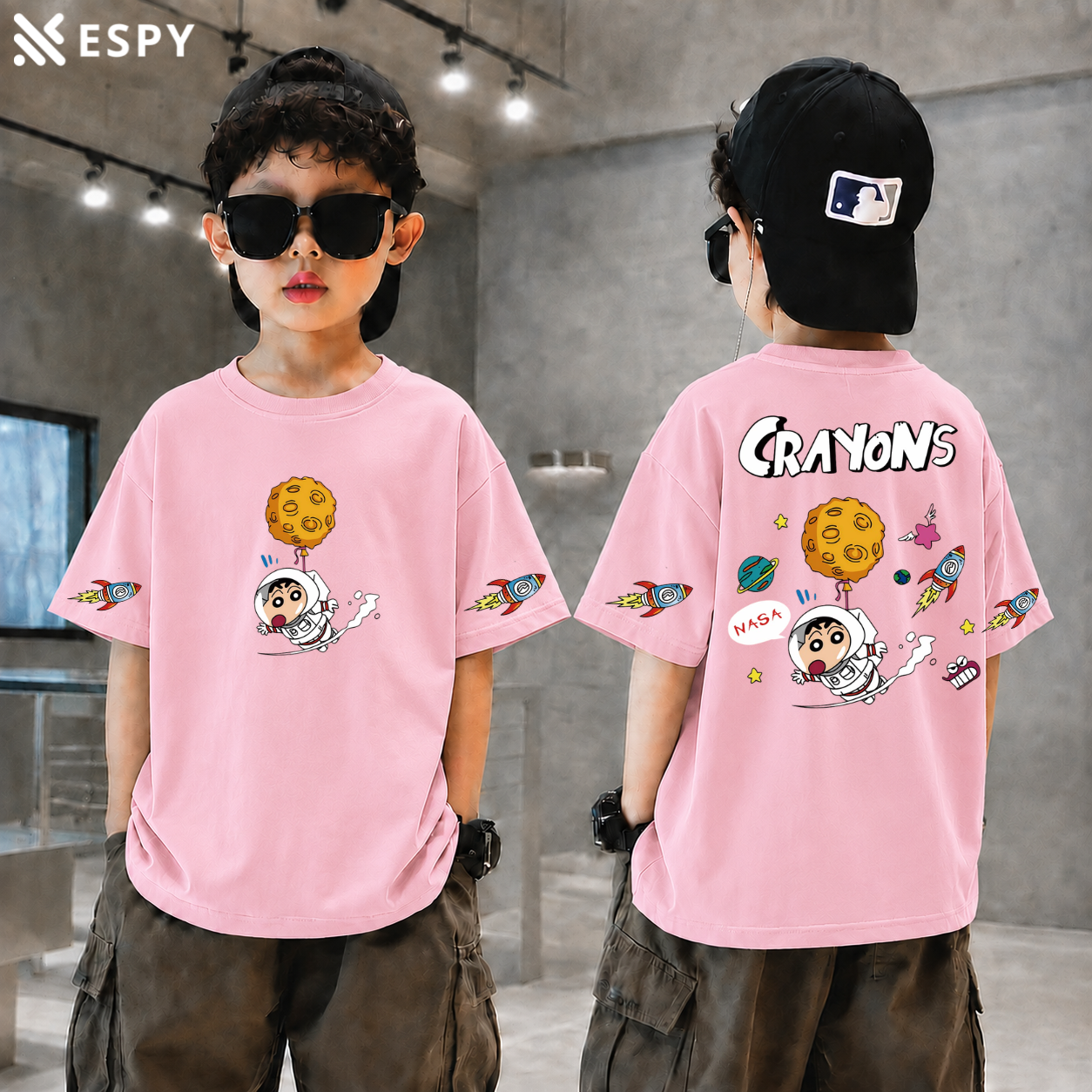 Trendy Kids Drop Shoulder T-Shirt – Premium Quality