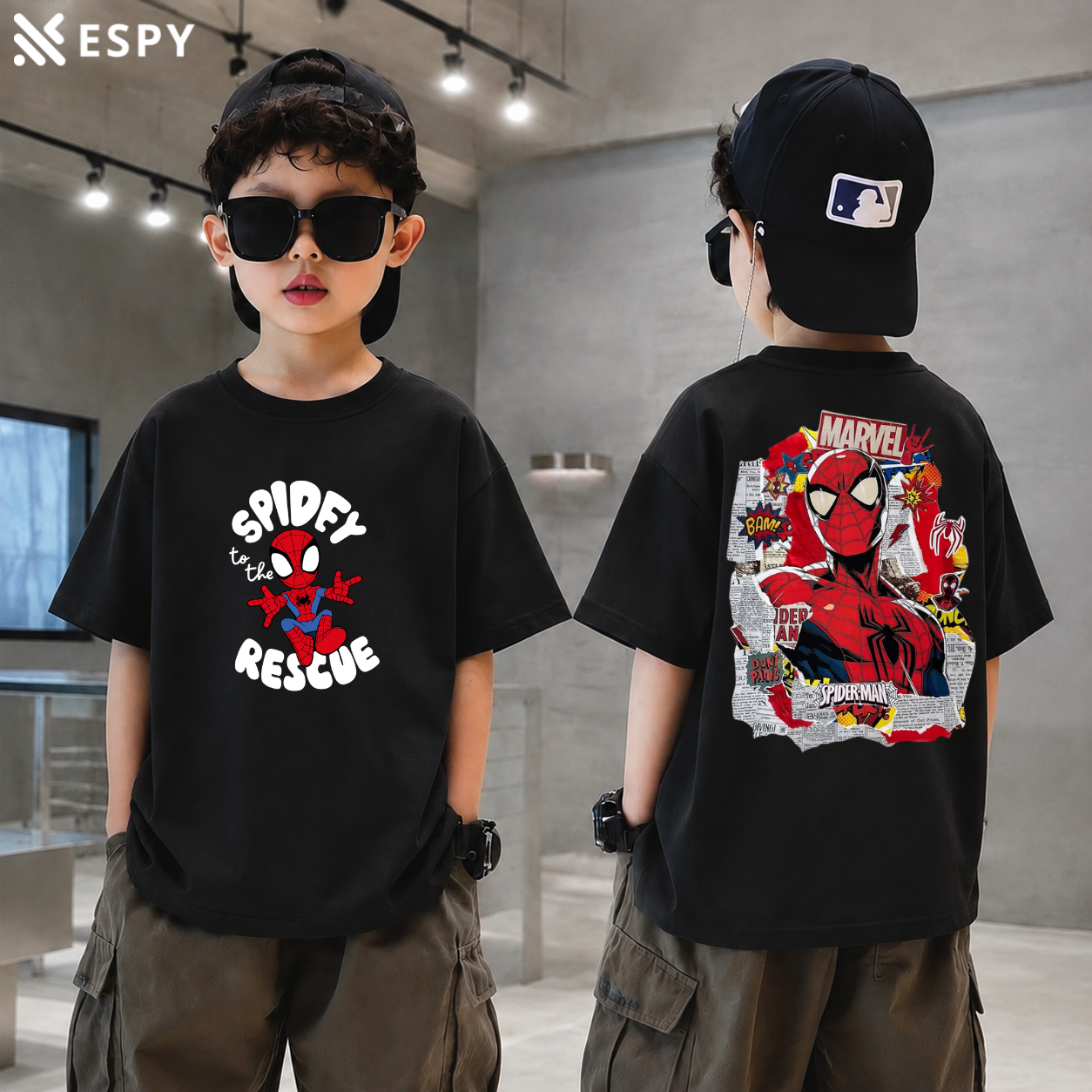Trendy Kids Drop Shoulder T-Shirt – Premium Quality